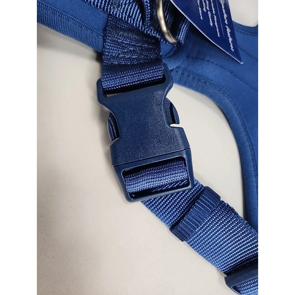 Top Paw Neoprene ROYAL BLUE Adjustable Harness Large ~ New! ~ Great For Pullers!
